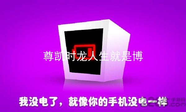 尊凯时龙人生就是博